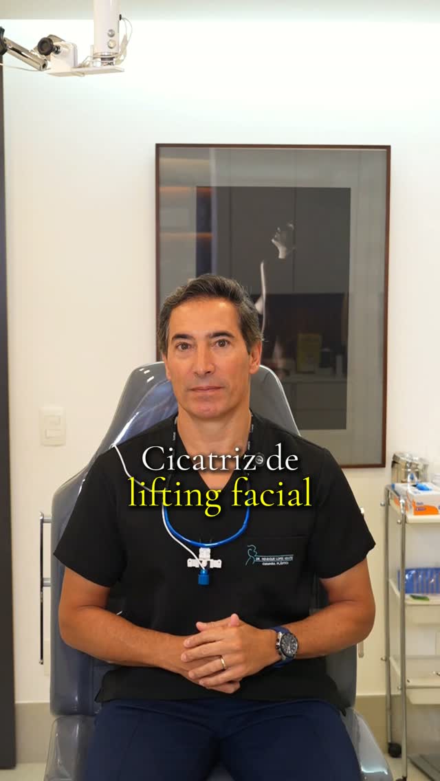 Como esconder a cicatriz de um lifting facial em um paciente totalmente calvo?